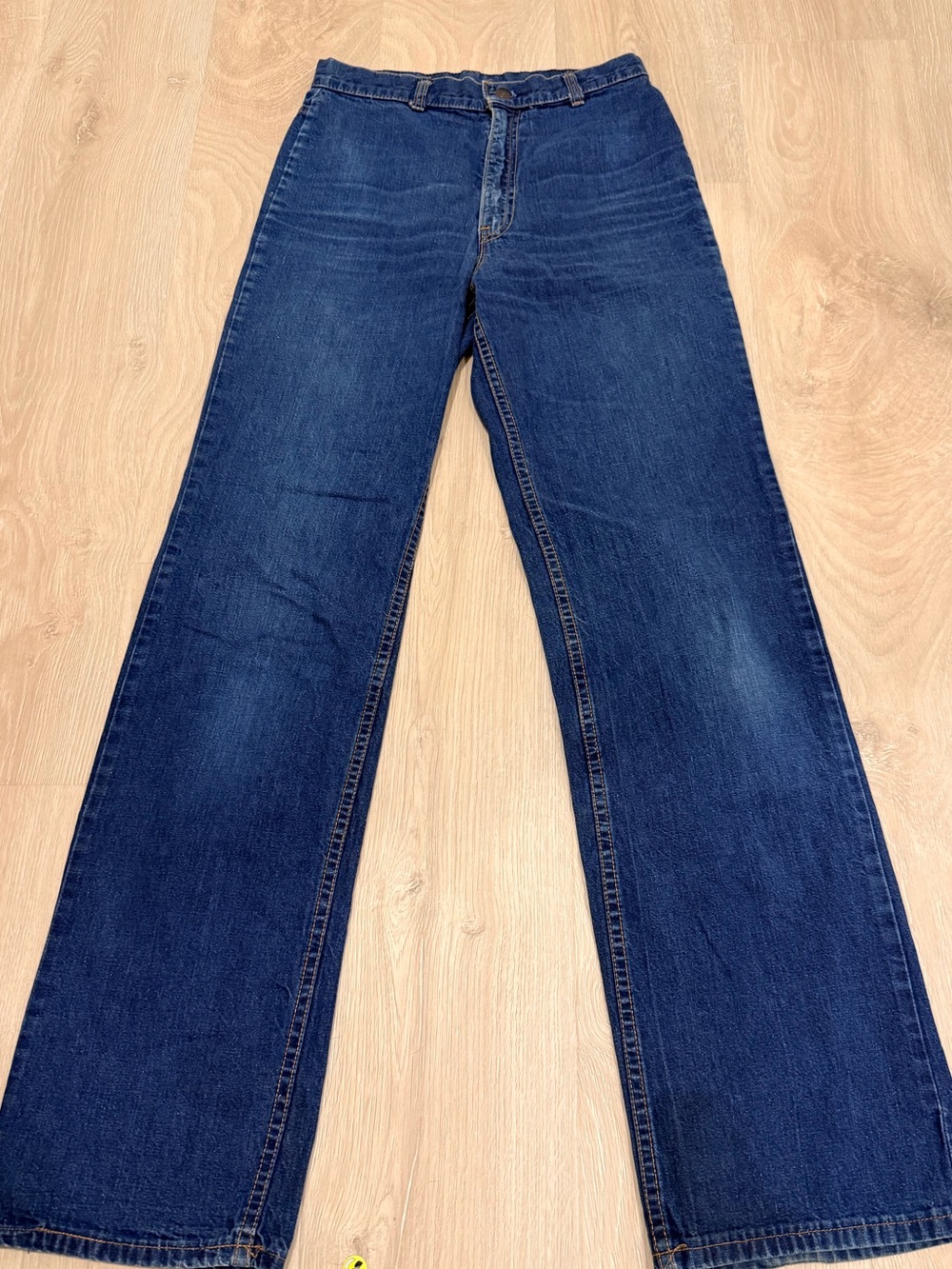 VTG 70s Levis Plowboy Jeans Farmers Mechanics Wide Leg No Flaws 30x33